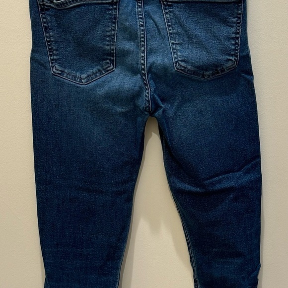 Citizens of Humanity Women’s Rocket Crop High Rise Skinny Frayed Blue Jeans 27 - Picture 2 of 8